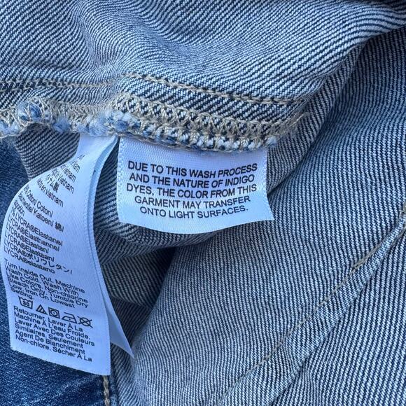 J. Crew Jeans Sz 31 Full Length Wide Leg Faded Med Wash High Rise Casual Skater - Picture 9 of 10